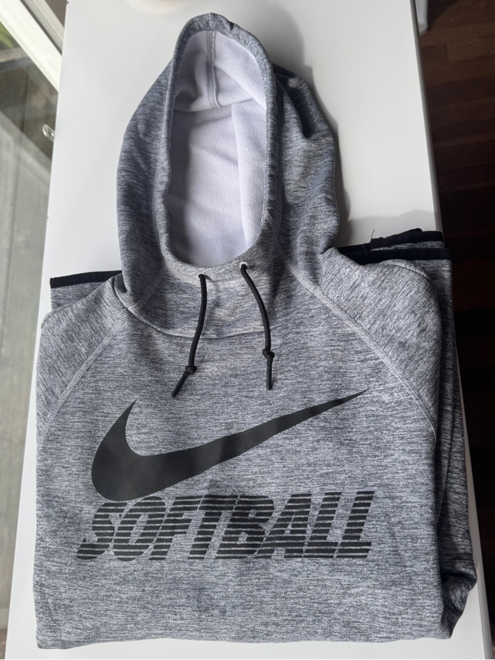 Nike Gray Softball Hoodie